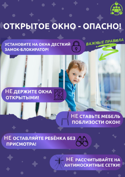 ПАМЯТКА. Осторожно! Открытое окно.. ПАМЯТКА. Осторожно! Открытое окно..